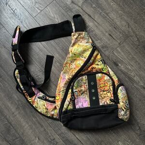 Crocs Vintage Messenger One Strap Crossbody Backpack Bag